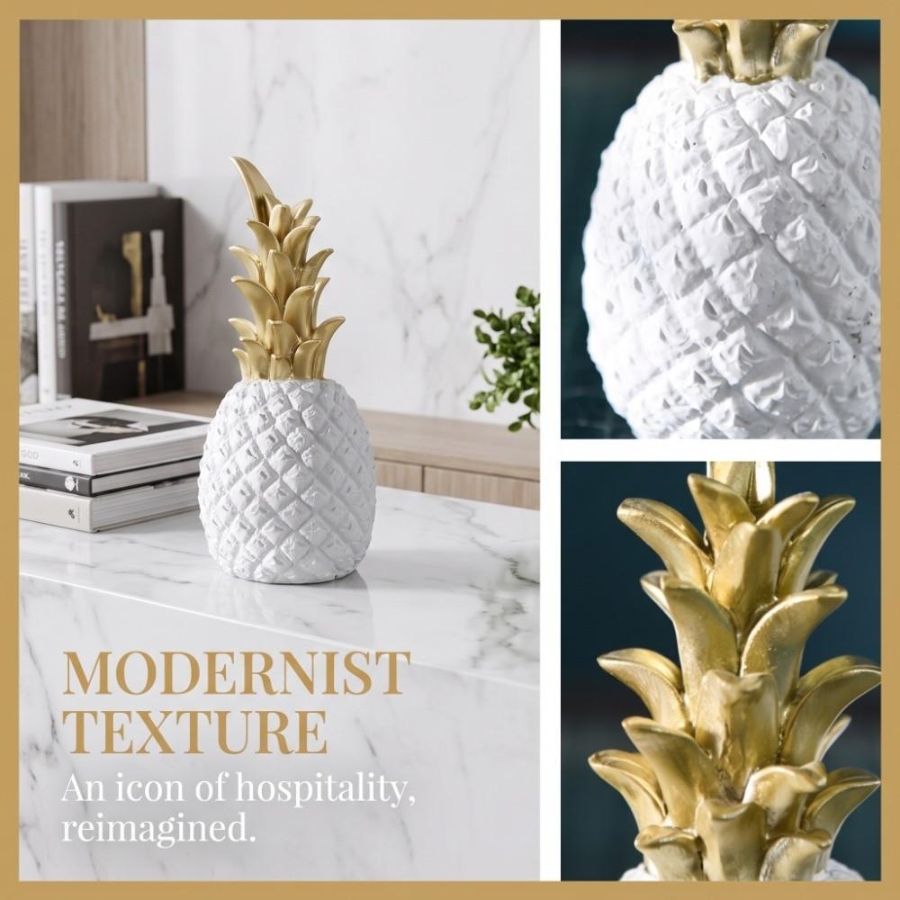 Embossed Texture Surface Resin Pineapple Table Ornament Bedroom Table Decoration