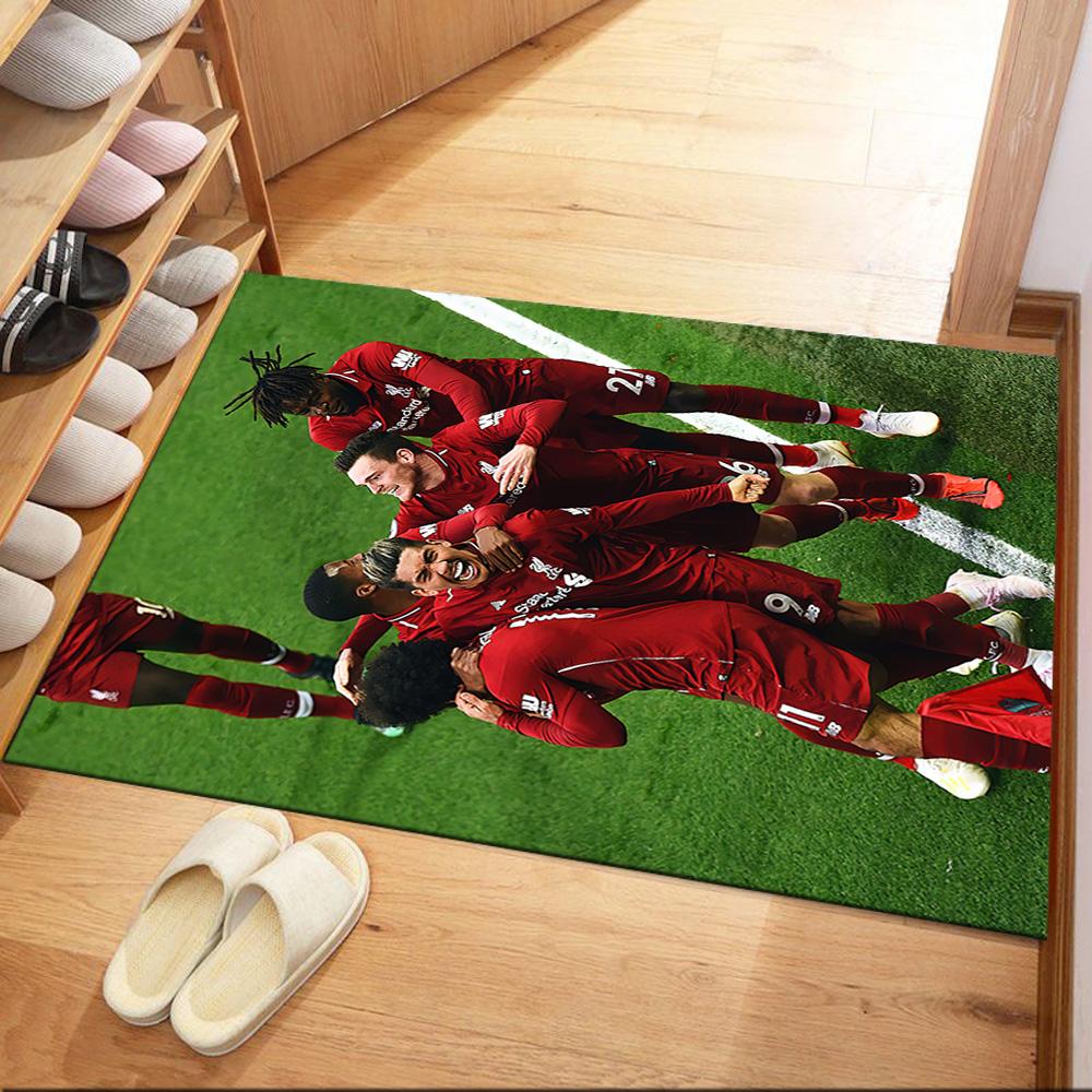 Liverpool Football Club Floor Rug Office Rug Design For Dormitory Hallway Outdoor Game Room Antislip Rug Office Home Decor