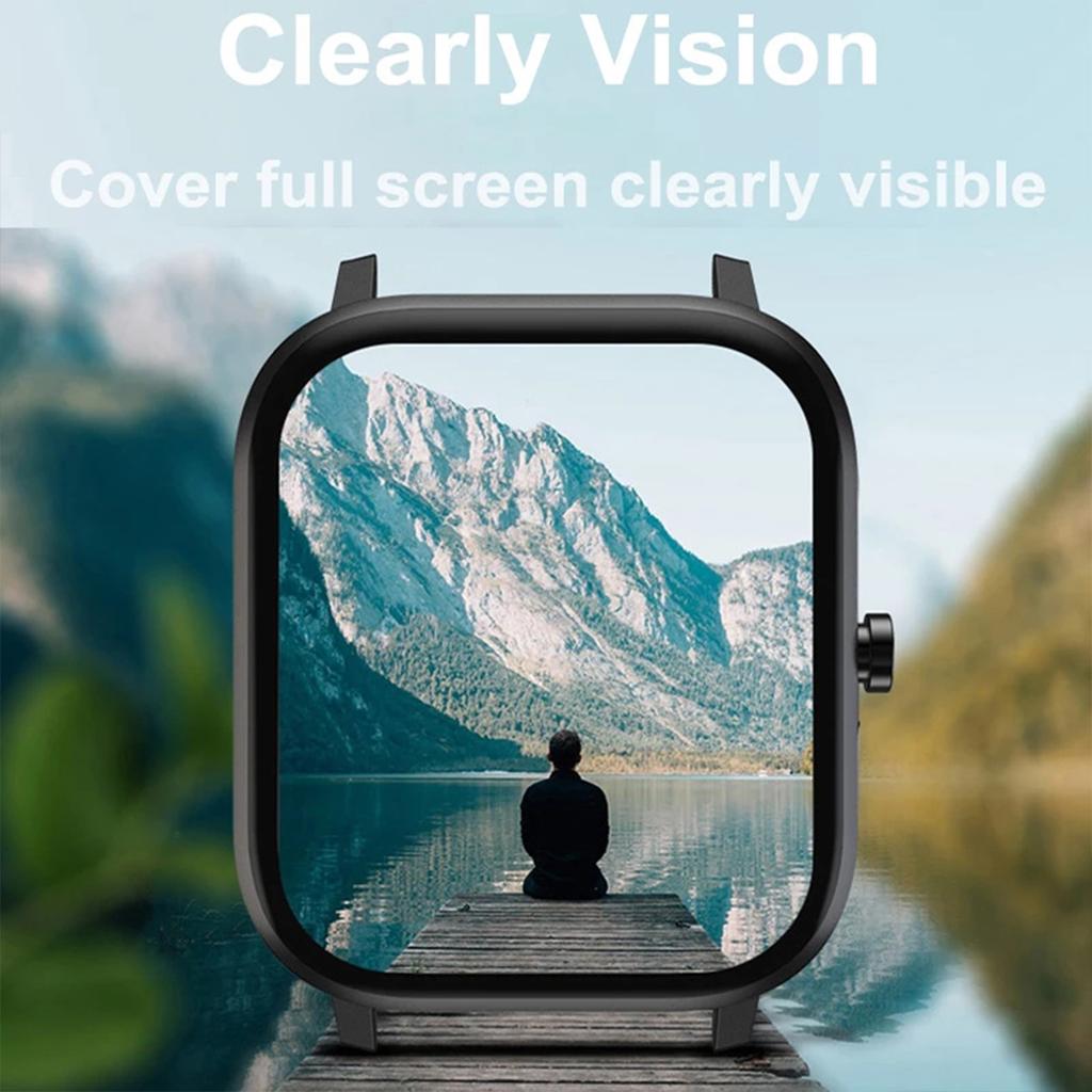 Screen Protector for Amazfit BIP 6 3D Curved Screen Protector Amazfit BIP6/5 Ultra-HD Full Coverage Protective Film Accessories