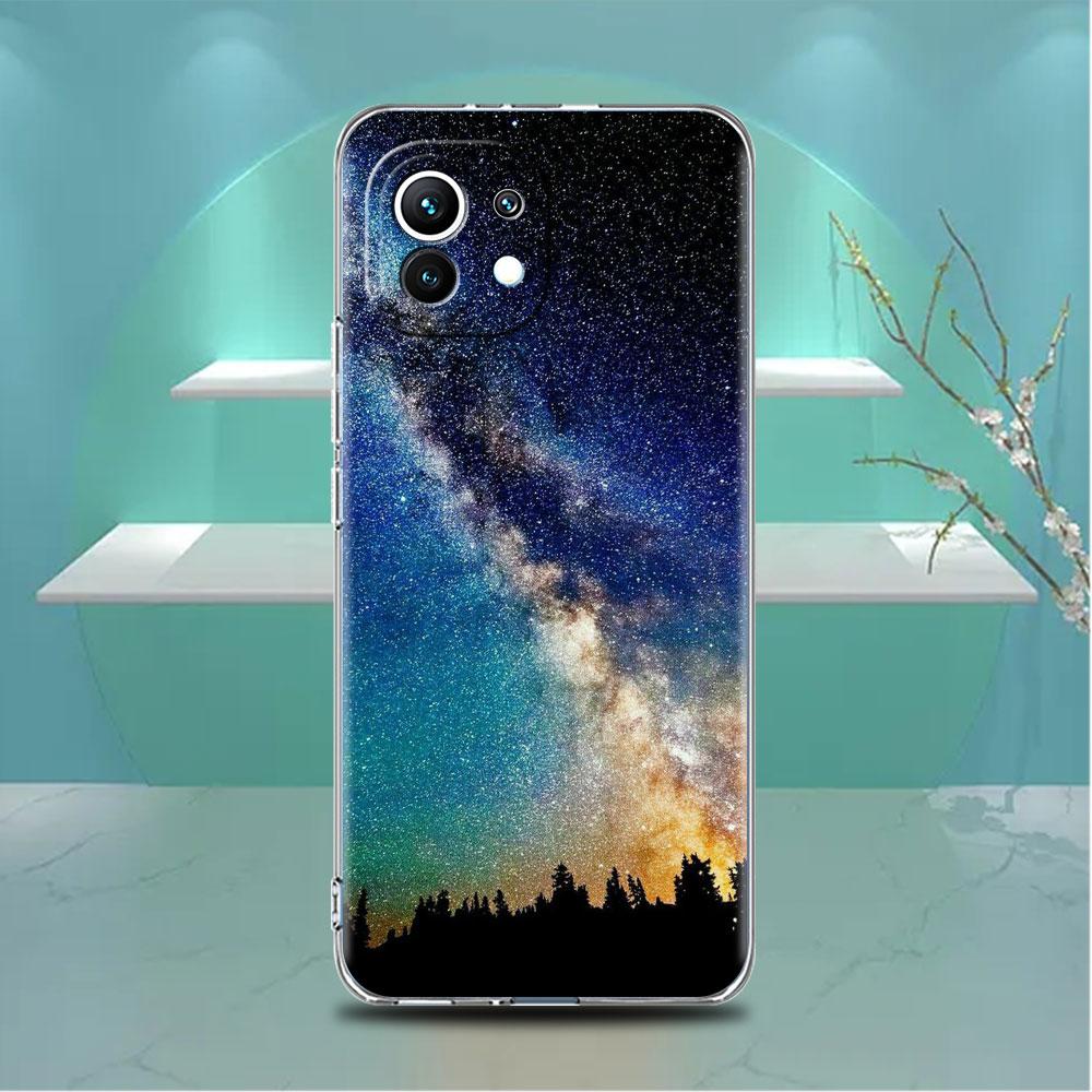 

Прозрачный чехол для Xiaomi Mi Poco X3 NFC M3 Pro F3 F1 11 Lite 12 Note 10 11T 9T Прозрачный чехол для телефона Акварель Redmi Note 9S