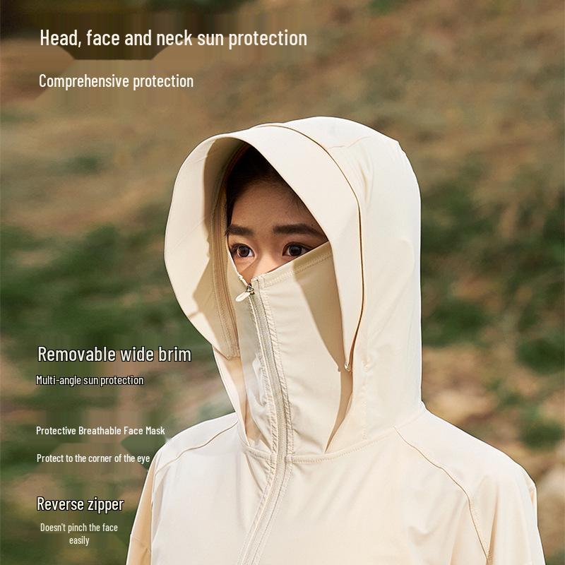 2025 Lightweight Breathable Ice Silk Sun Protection Clothing - Plus Size, Unisex, Summer Outdoor Wear
