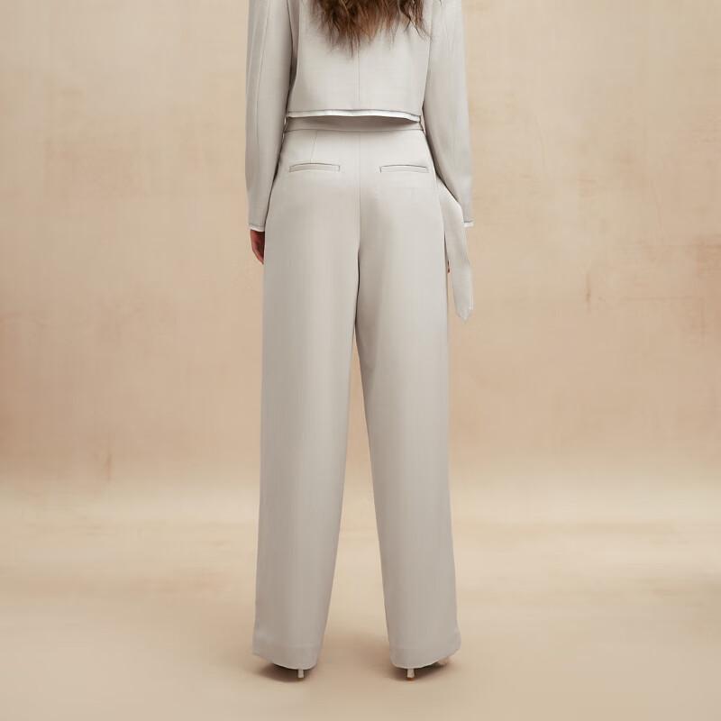 ONLY Women's 2024 Spring High-Waist Wide-Leg Casual Pants