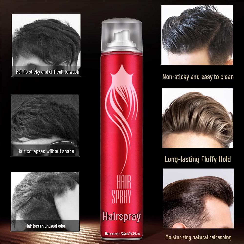 Cetaphil Hair Styling Hairspray 420ml - Quick Set, Long-lasting & Non-greasy