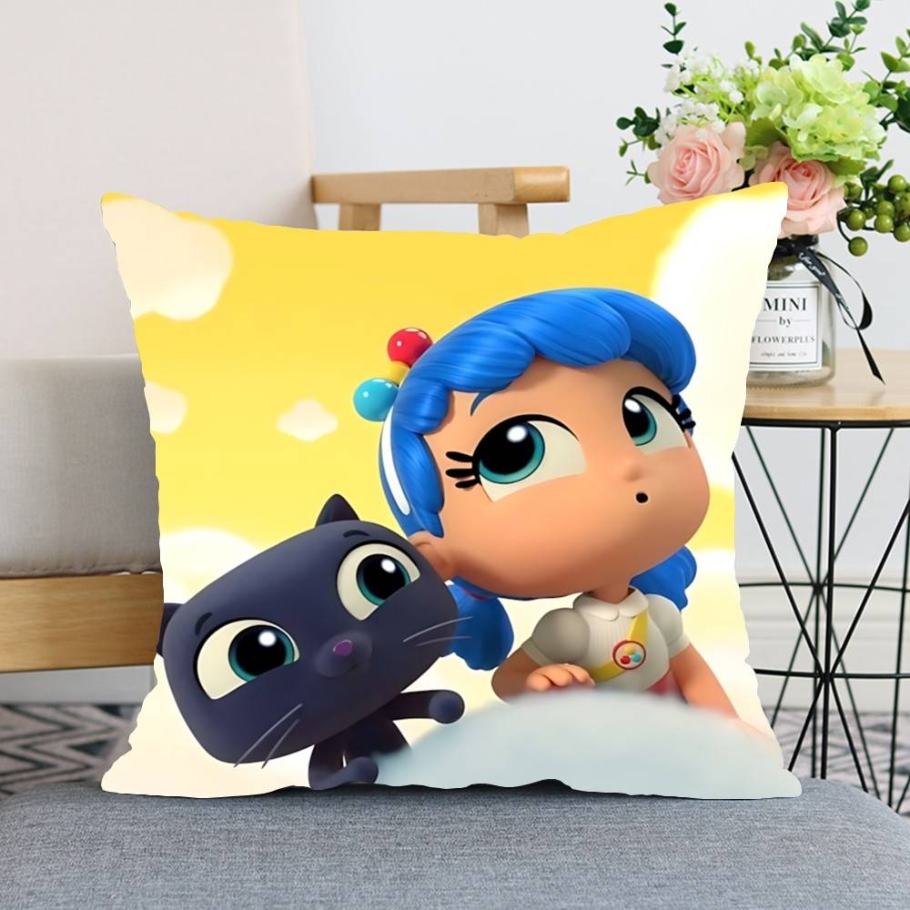 

TTrue And The Rainbow KingdomS Throw Pillow Covers Pattern Cushion Cover Suitable For Sofa Bedroom Car Pillow Cover 40x40 cm