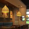 Handmade Rattan Chandelier Lampshade Bamboo Basket Lamp Shade Natural Pendant Lamp for Room Hotel Home Decor Lighting Fixtures
