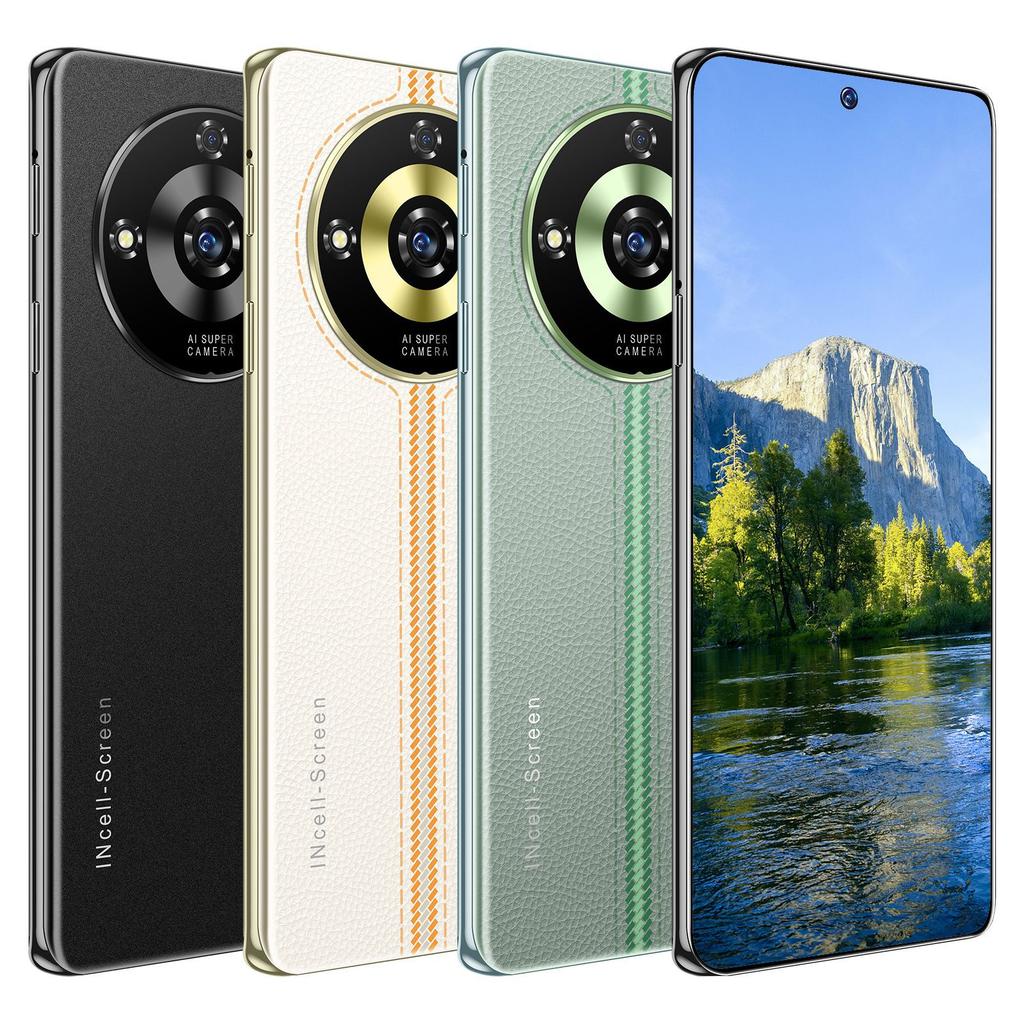 11 Pro+ 4G Android Smartphone - 7.6-inch Large Screen, Octa-Core, 3GB RAM + 64GB ROM, Premium Leather Texture Design
