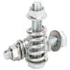 Exhaust Spring Bolt Nut M10x1.25 Tight Fixation Noise Reduction Manifold Bolt Kit for Exhaust Pipe Repair