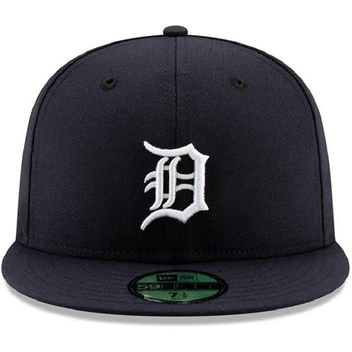 Casquette New Era Detroit Tigers Navy 59Fifty En Coton Pour Adulte - Sportswear
