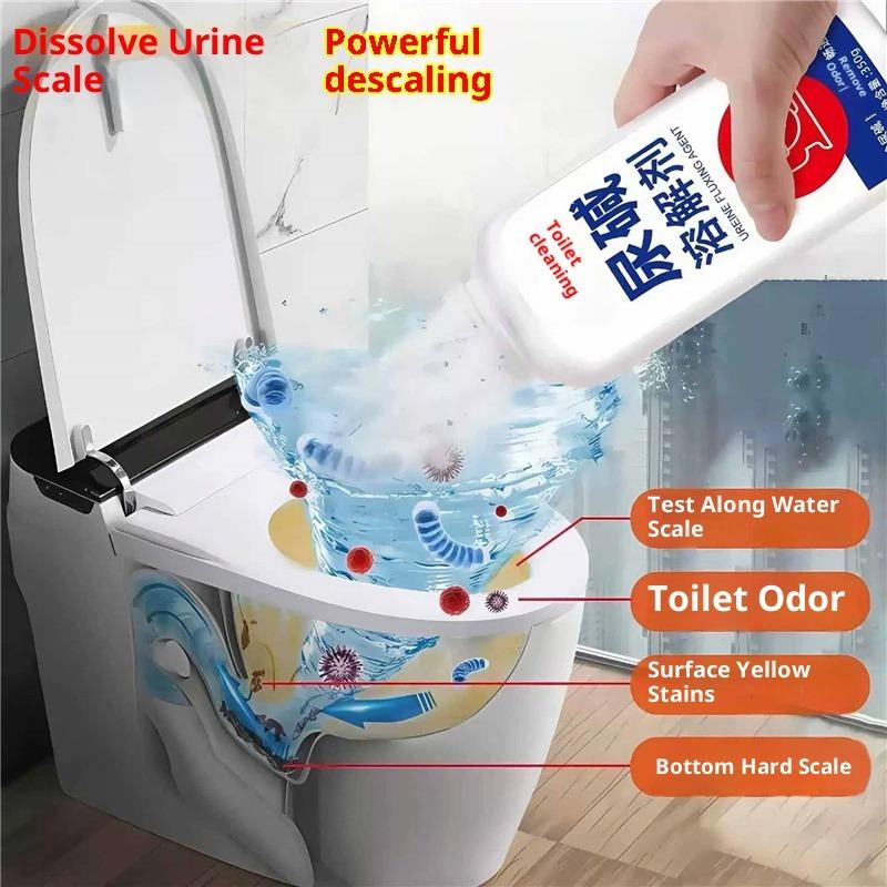 Urine Stain Remover Powerful Toilet Bowl Cleaner Limescale Yellow Stains & Rust Bathroom Pipe Cleaner
