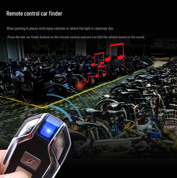 Remote-Controlled Anti-Theft Glass Door Bicycle Helmet Lock with Steel Cable