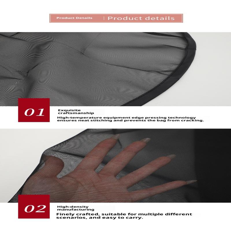 2/4 Stück Langlebige Netzabdeckung 2-in-1 für Regen - Netz mit Kordelzug, um Blätter und Ablagerungen aus der Regenwassersammlung fernzuhalten Tan