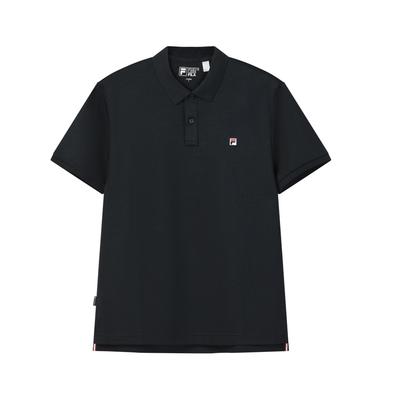 White Fashion Simple Classic Casual Versatile Comfortable Brand Logo Knitted Short Sleeve Polo Shirt Men Tops F51M623101FNV