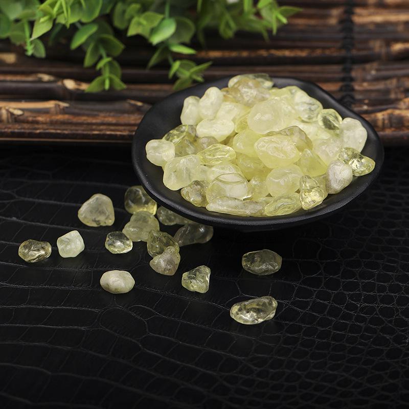 Lemon Yellow Natural Crystal Stone for Bonsai and Aromatherapy Decor