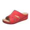 Fashion Shoes Female 2024 High Quality Open Toe Women's Slippers Plus Size Casual Slippers Women Round Toe Wedges Platform Shoes Women