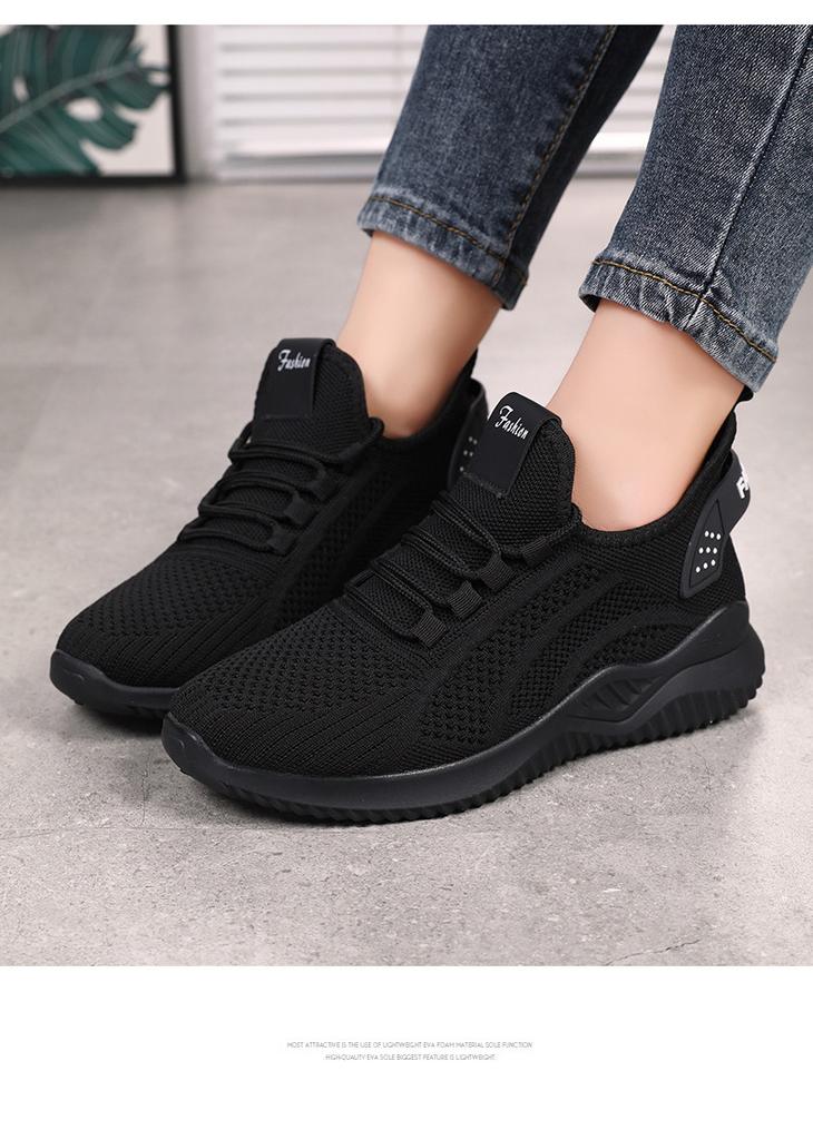 Shoes Women's casual shoes, women's shoes soft sole lightweight sports shoes mesh white shoes versatile outdoor single shoes