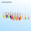 100Pcs/Box Dental Treatment Brush Prevention Brush Polishing Polisher Disposable Pointed Cup Head Brush Head Dental