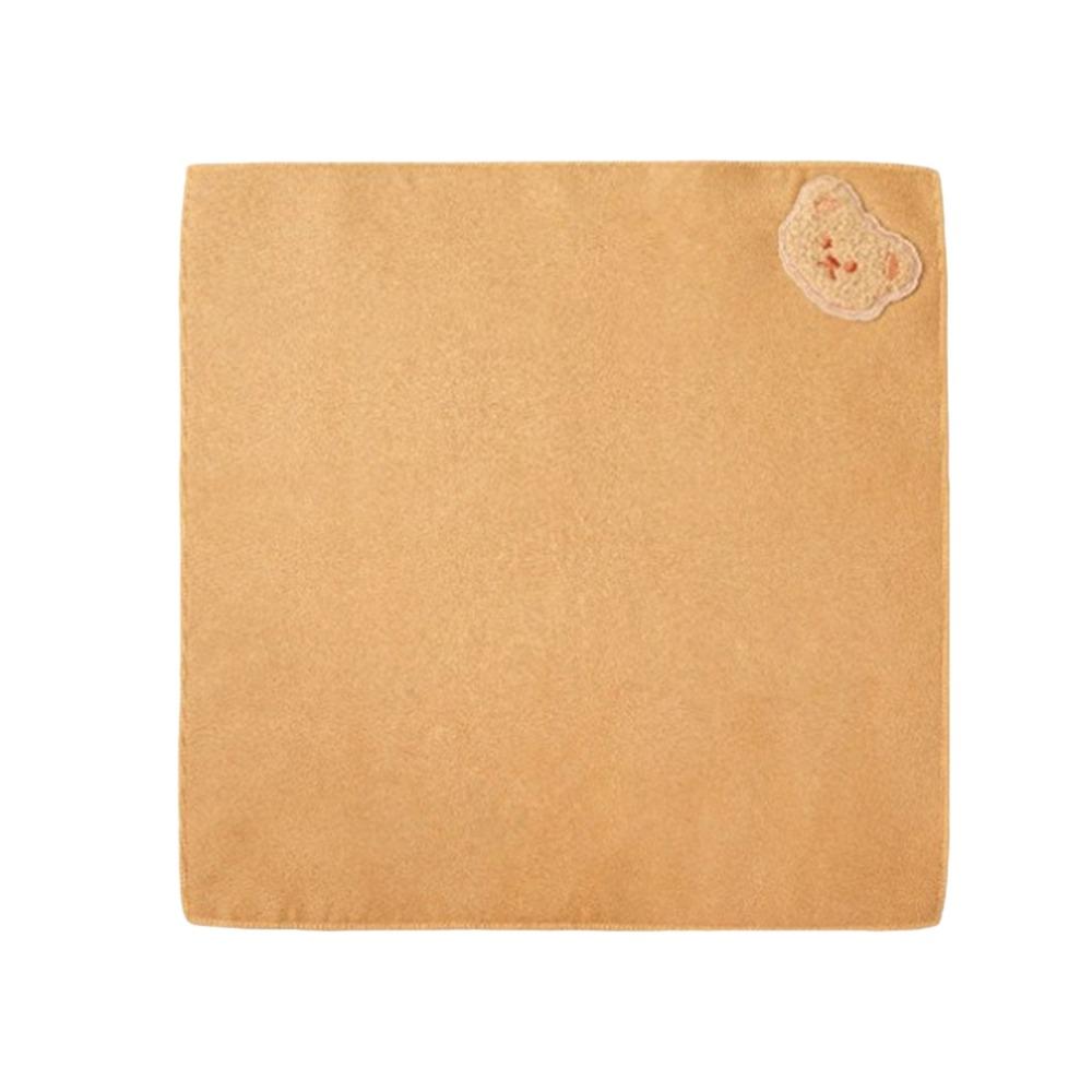 

Cute Suede Car Cleaning Cloth Cartoon Bear Soft Car Wiping Towel Super Absorbent Double-sided Glass Cleaning Cloth Cleaning Tool жовтий