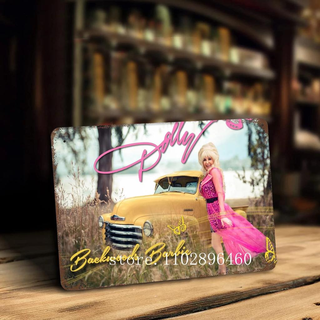 dolly parton  Metal Plaques & Signs wall decor Vintage Tin Signs Captain Metal Poster Decor for Bar Pub Club Wall Decoration