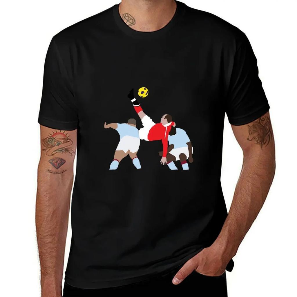 Wayne Rooney Contre City T-shirt homme t-shirt coton t-shirts drôles humour noir T-shirt