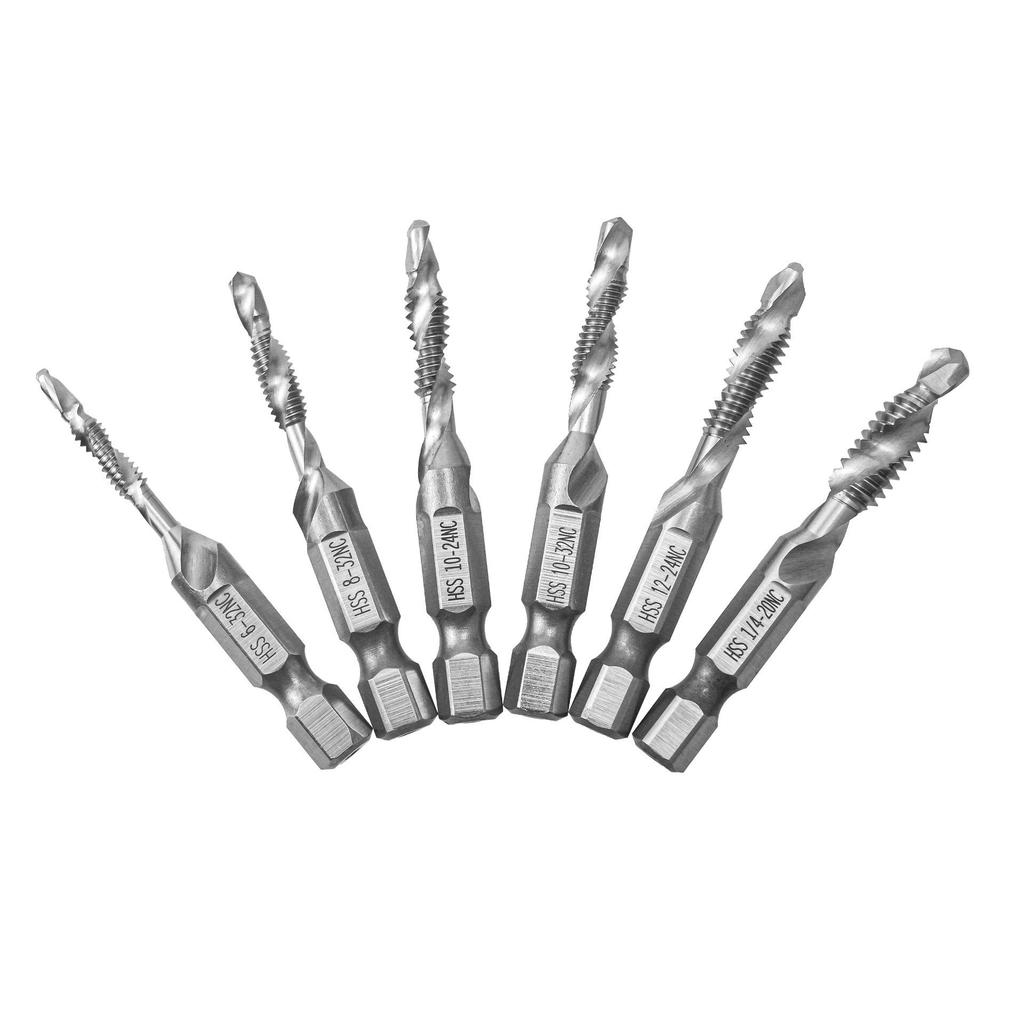 High-Speed Steel Hex Shank Spiral Drill & Taper Tap (Inch/Metric)