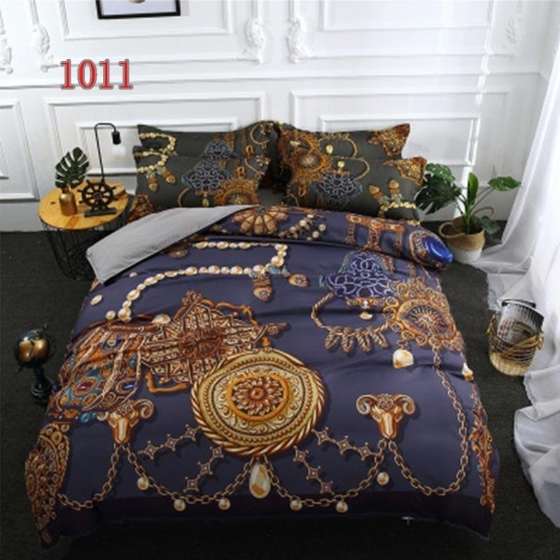 WTEMPO Airdom Nuovo Design Set Biancheria da Letto 3D Copriletto Stampato Bohemia Matrimoniale King Poliestere Biancheria da Letto 3pz