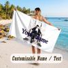 Custom Name Large Beach Towel,Solo Leveling Quick Absorbent Towel For Outdoor Travel Poolside