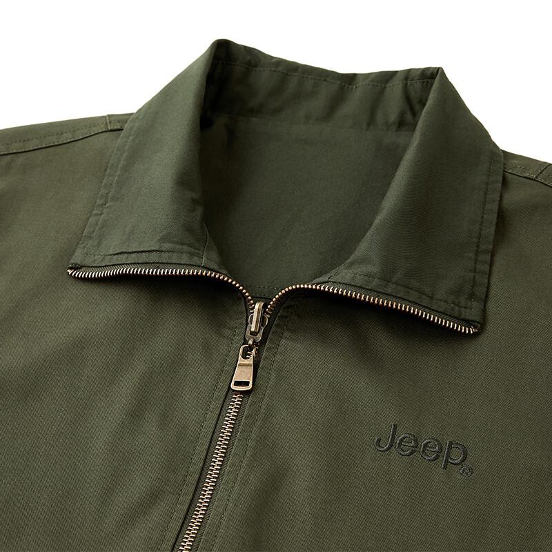 Jeep Men's Washed Reversible Casual Workwear Jacket