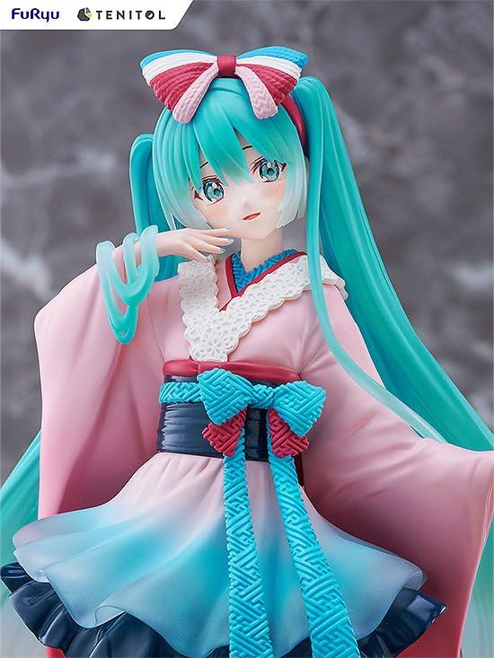TENITOL Hatsune Miku NEO TOKYO Series KIMONO Plastic Pre-painted Finished Figure