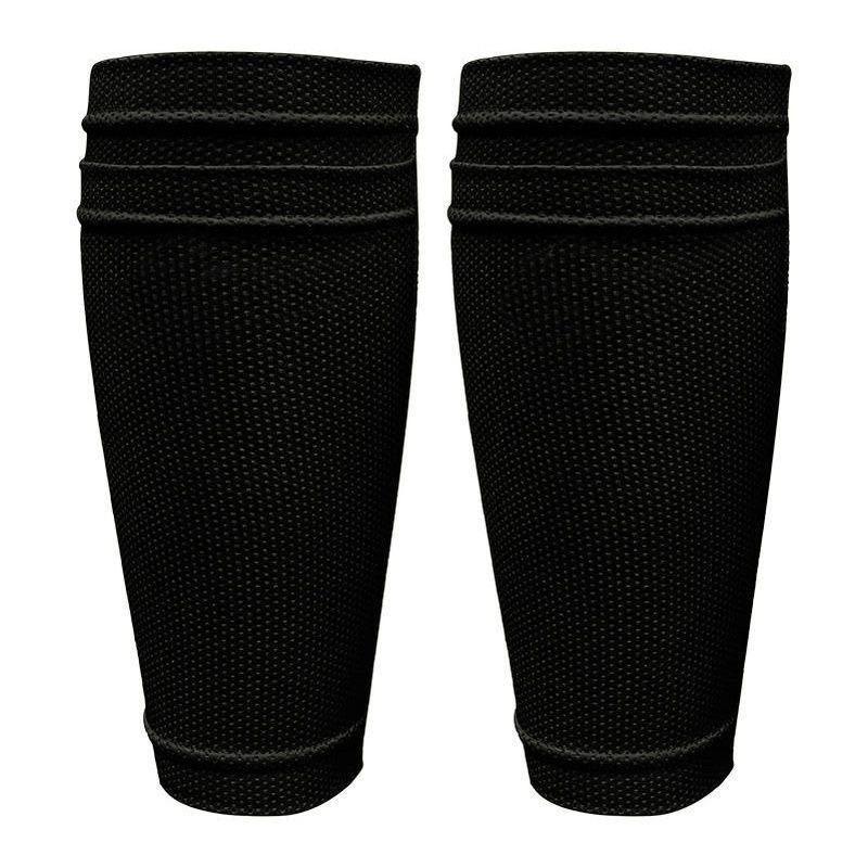 Men's Double Layer Breathable Mid-Calf Shin Guard Football Socks Set
