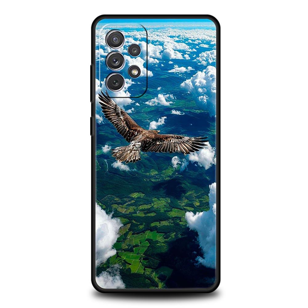 Eagle Phone Case For Samsung Galaxy A17 A07 A55 A35 A25 A15 A05s A33 5G A31 A23 A21s A13 A41 A73 A53 A51 A71 A03s S10 Plus Cover