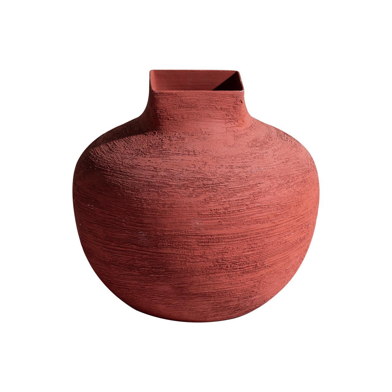 Металлическая ваза, Metallic Textured Vase (9,8 inch),  Nestroots
