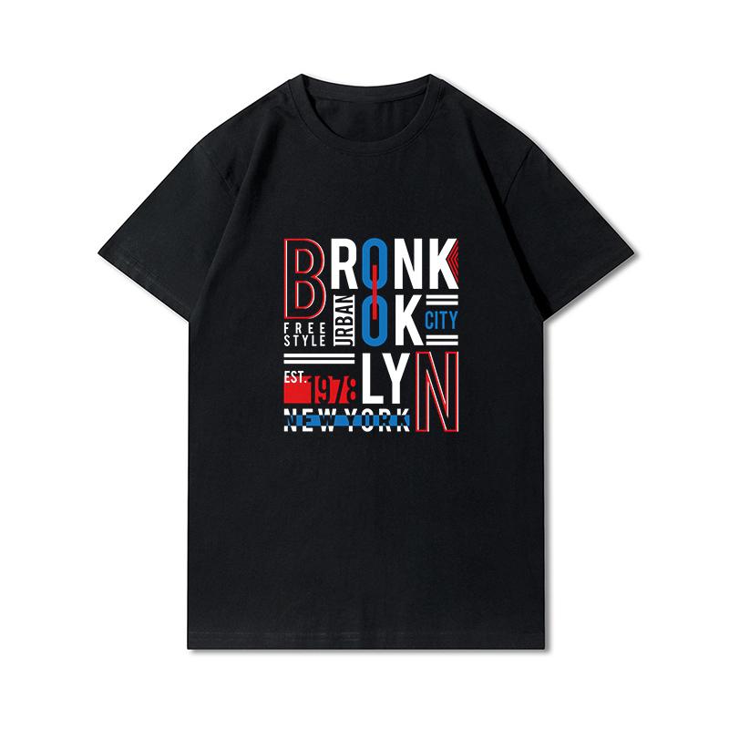 T-shirt Grafica Harajuku Vintage Anni '90 Magliette Donna Brooklyn Estive Oversize Streetwear Top Gotici Punk