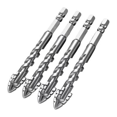 7Pcs/Sets Tungsten Steel Serrated Drilling Bit Set For Ceramic Plastic Tile Ceramic Glass Concrete
