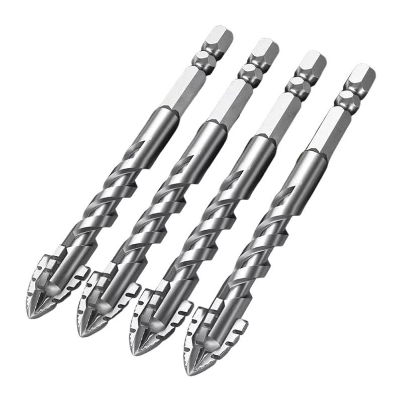 7Pcs/Sets Tungsten Steel Serrated Drilling Bit Set For Ceramic Plastic Tile Ceramic Glass Concrete