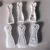 Standing Hare Silicone Candle Molds Multipurpose Silicone Mould for Making Candle Soap Chocolate Fondant Resin Casting