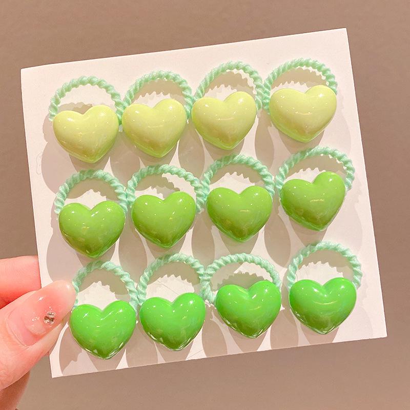 2024 Kid-Friendly Hair Accessories Set - Elastic Cartoon Hair Ties & Ropes for Girls, No-Pain Design