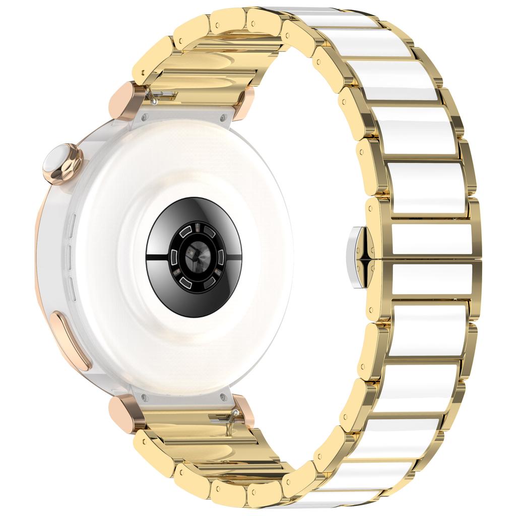 For Huawei Watch GT 5 41mm/GT 5 Pro 42mm Watch Band Ceramic+Zinc Alloy Wrist Strap