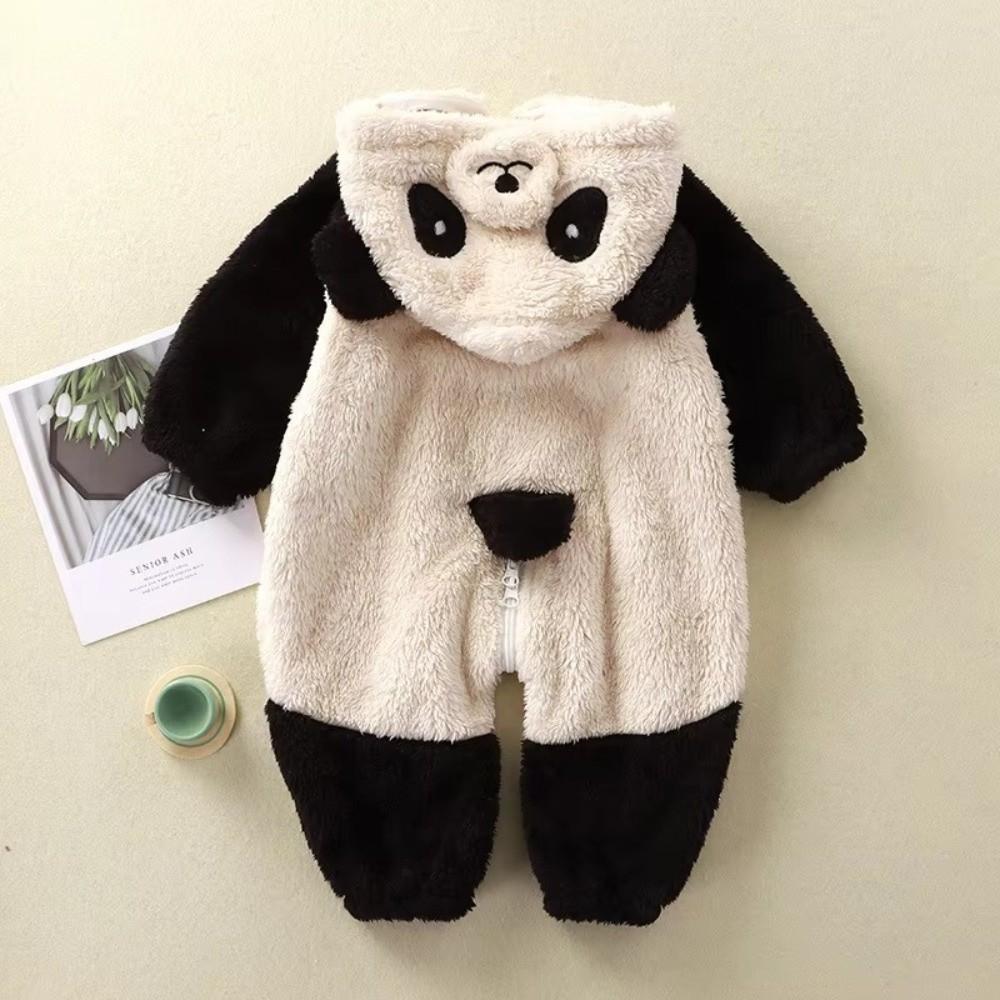 Panda Rabbit Pattern Baby Romper Pajamas 0-24months Toddler Outfit Boy Girl