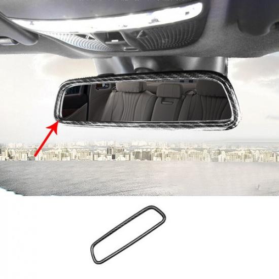 ABS Carbon Fiber Front Reading Light Lamp Trim 1X For Mercedes-Benz GLC 2016-19