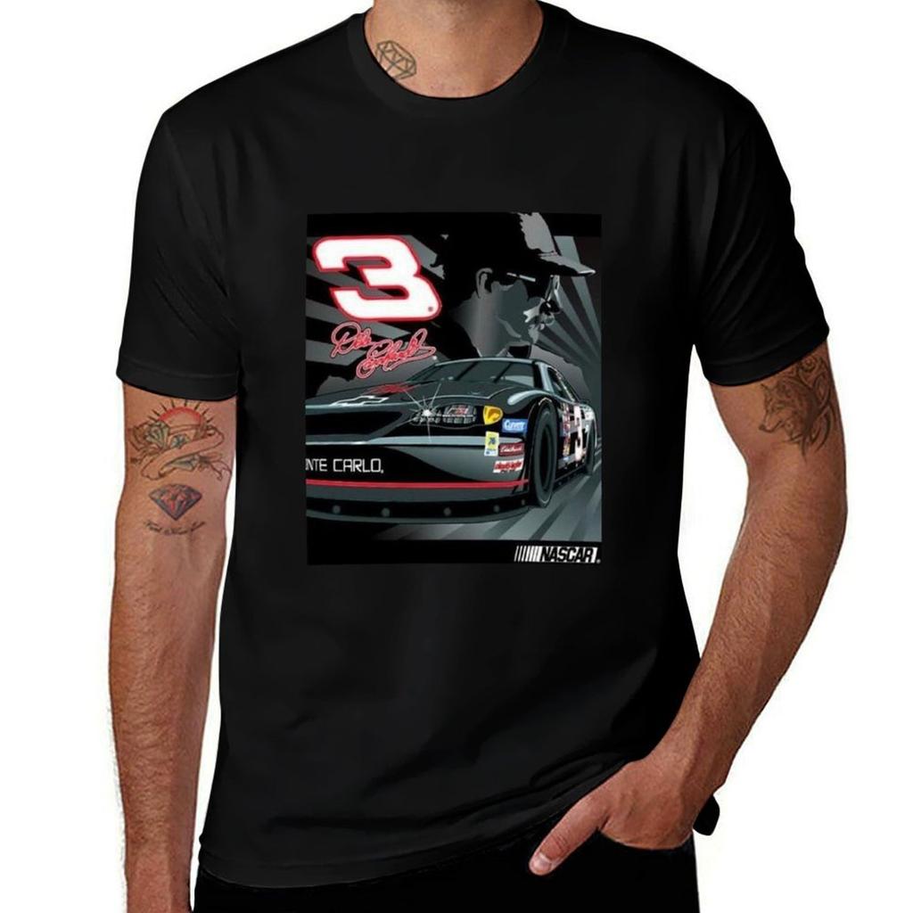Dale Earnhardt Tshirt Soft Casual Short Sleeve Cotton Tee