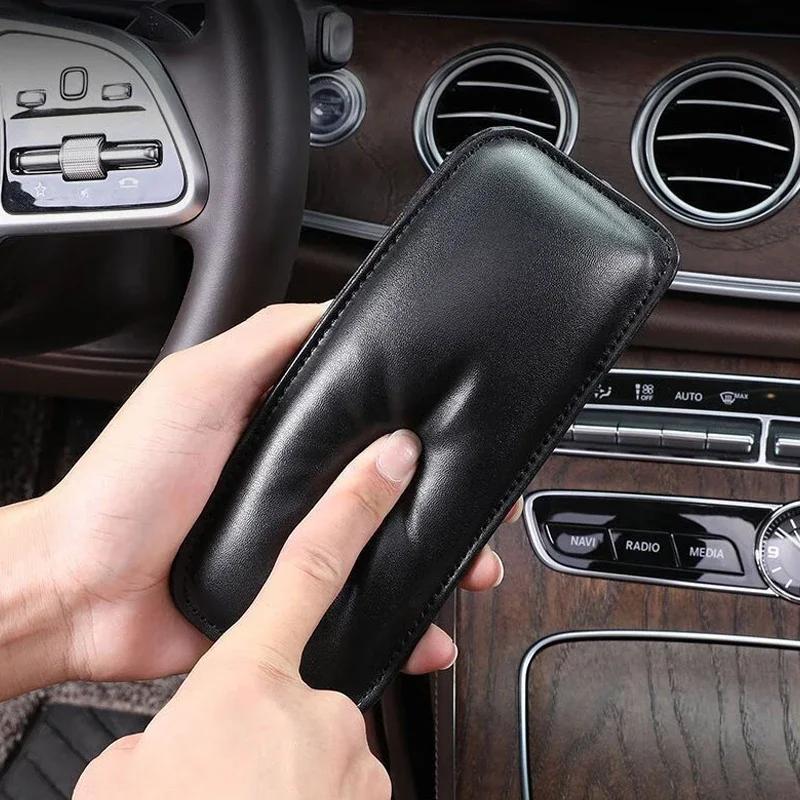 ear1 For VOLKSWAGEN VW PU Leather Car Leg Knee Cushions Elbow Pad Car Door Center Control Armrest Soft Pad For Volkswagen VW R Line M