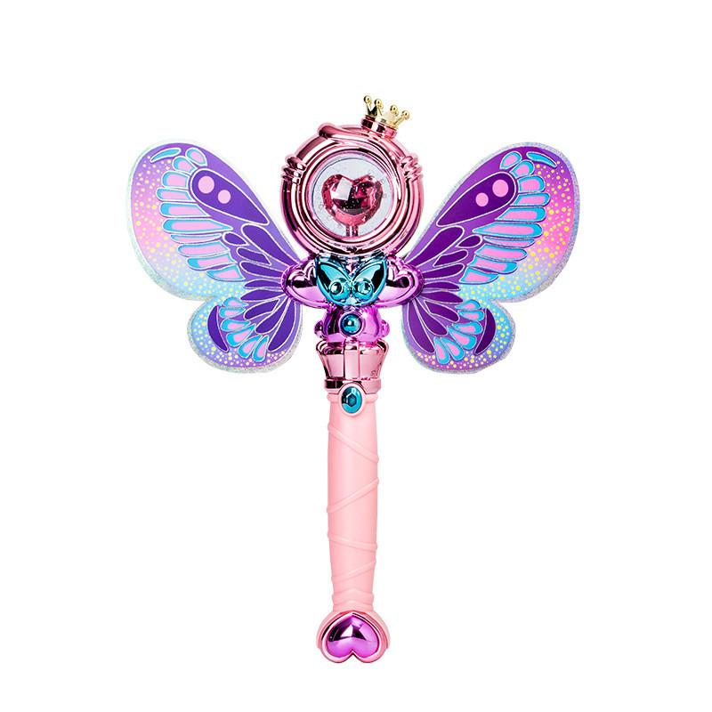 Princess Magic Wand Light And Music Toy For Girls With Flashing And Rotating Features