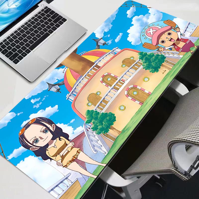 Kawaii Mouse Pad Anime One Piece Gabinete Gamer Computer Desk Mat Keyboard Gaming Accessories Durable New Xxl Mousepad