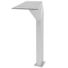 VidaXL Fontaine d'étang Acier inoxydable 50 x 30 x 90 cm Argenté