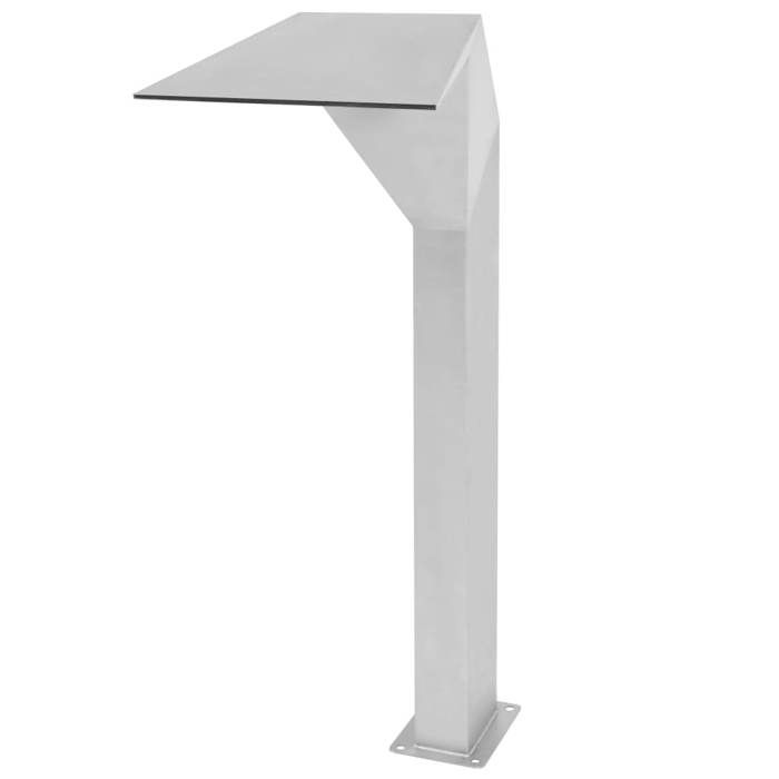 VidaXL Fontaine d'étang Acier inoxydable 50 x 30 x 90 cm Argenté