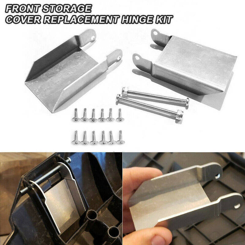 

Front Storage Cover Replacement Lid Hinge Brackets Kit Aluminum For Polaris Sportsman 450 570 850 2015 2016 2017