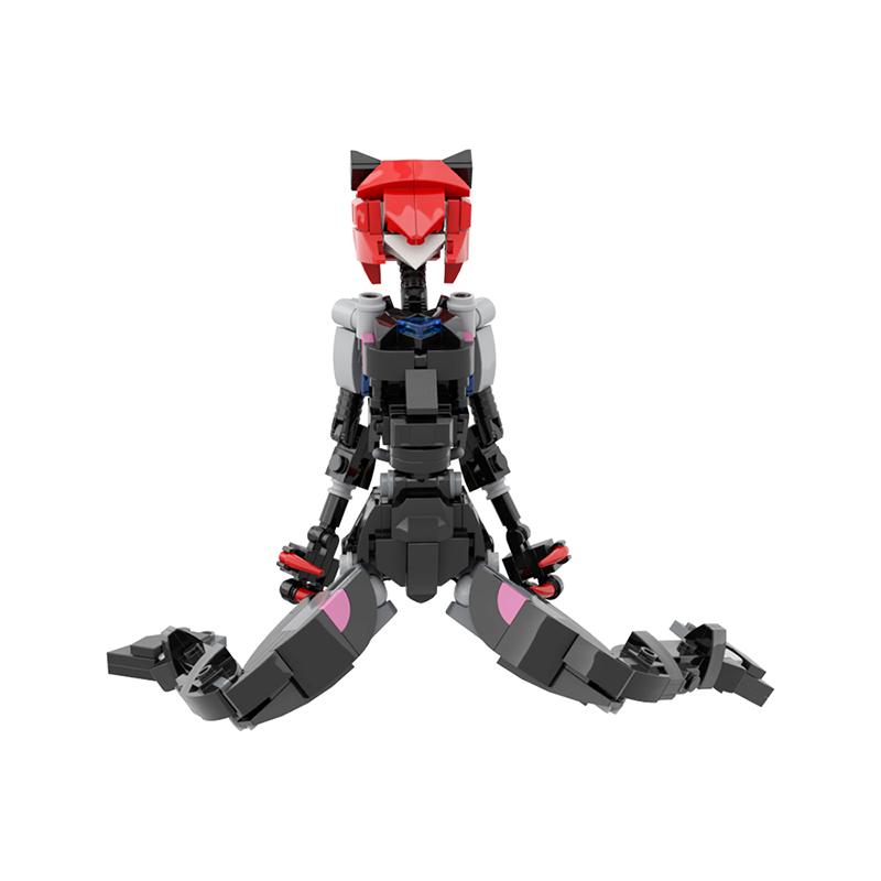 Buildmoc Female Robot Mobile Suit Girl Cat Girls Ideas MOC Set Building Blocks Toys for Children Kids Gifts Toy 231PCS Bricks