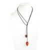 Niche Design Ins Transparent Resin Pendant Necklace For Women Simple Personalized Adjustable Necklace  Jewelry Gift