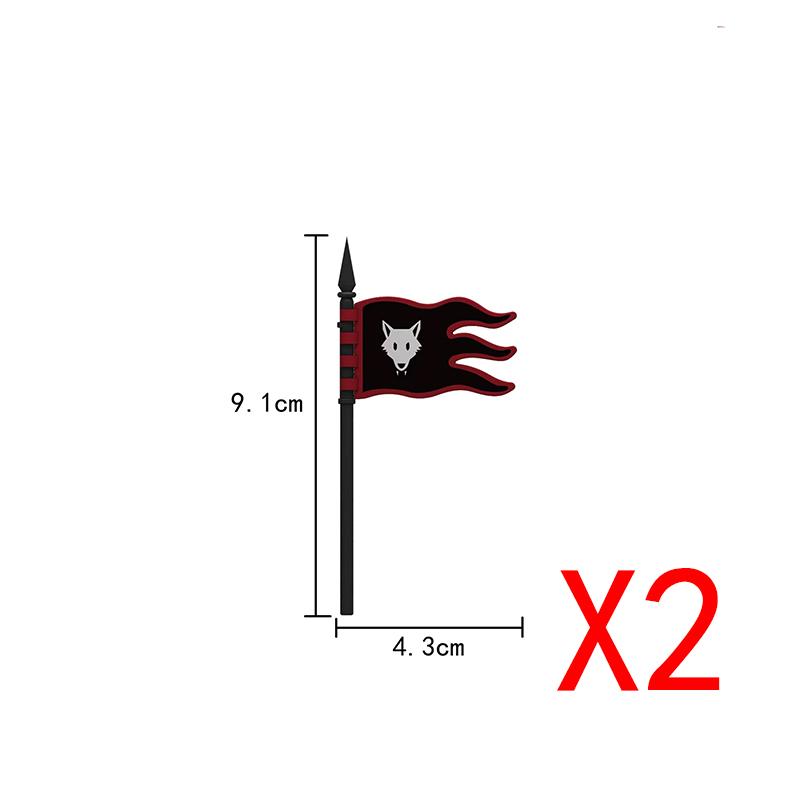 Vojenské stavebnice Kompatibilní figurky vojáků Středověcí rytíři Zbraně Plášť Ramenní brnění Válečný kůň Vlajky Dárky Hračky