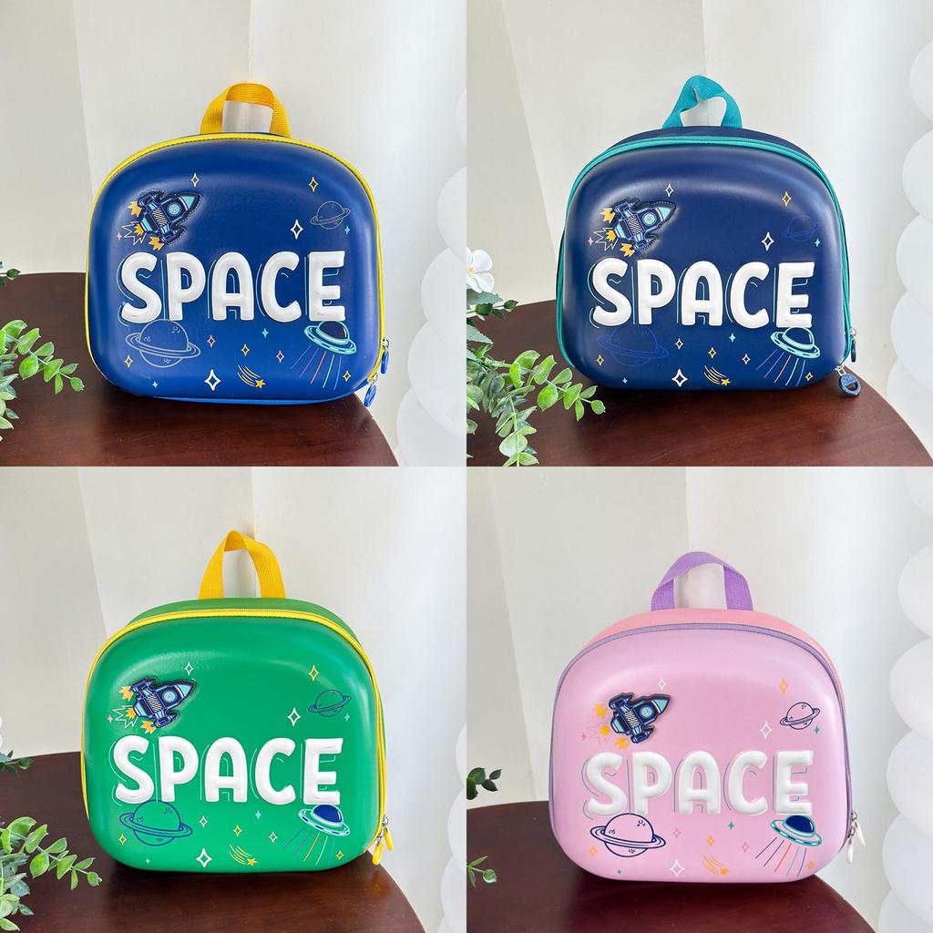 Kids Casual Eva Rocket Shape Childrens Backpack With Expandable Storage For Daycare Trips